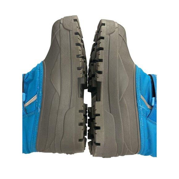 L.L. Bean big Kids Size 6 Blue & Gray Insulated Waterproof winter Boots shoes - Picture 5 of 7